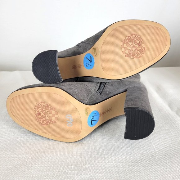 VINCE CAMUTO Gray Teisha Lace-up Tall Boots - 7.5 - Picture 6 of 8